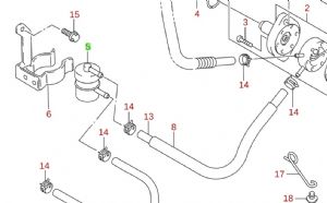 Suzuki Fuel Filter 15410-87J10-000 (click for enlarged image)